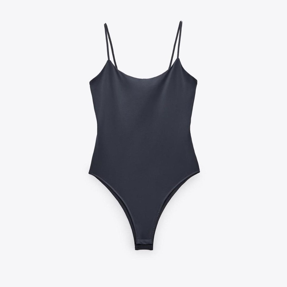 Zara Dark Navy Bodysuit